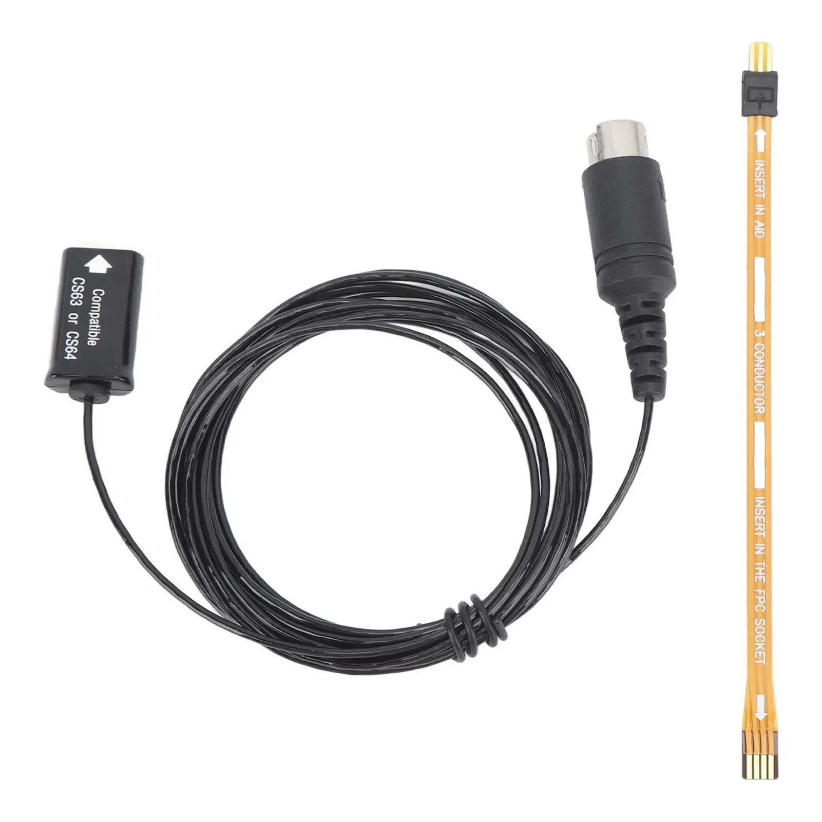 

Cs63 Sound Aid Programming Cable Hearing Amplifier Stable Signal Transmission Adjustable Connection for Enhanced Audio Quality