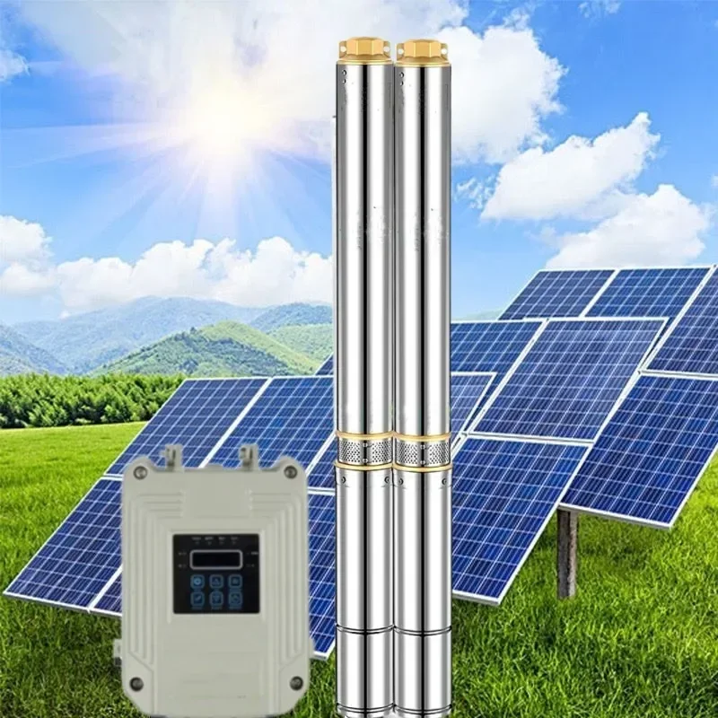 DC 24V48V72V Deep Well Solar Pump Agricultural Solar Water Pump Submersible System