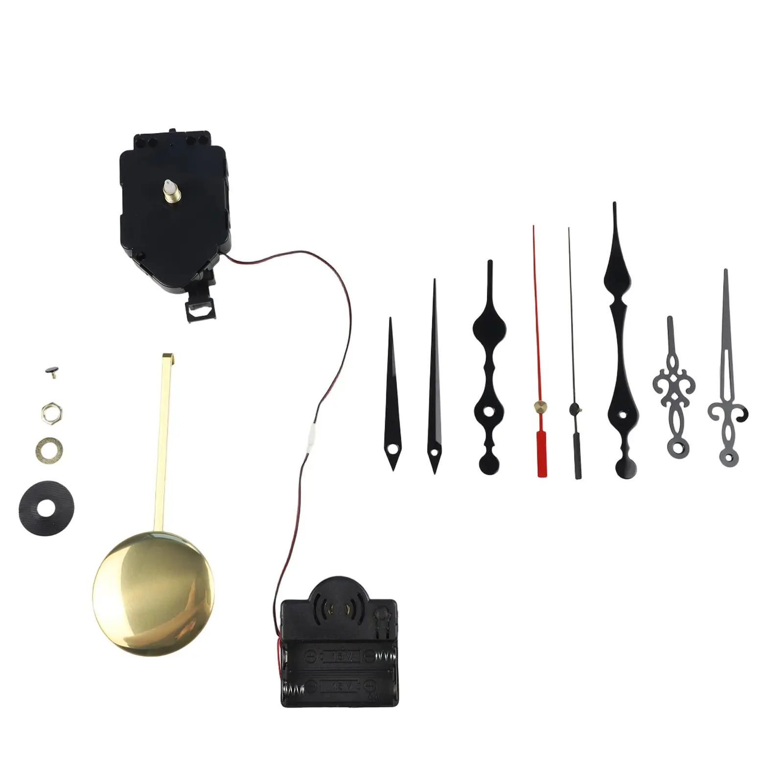 Hourly Clock Swing Movement Set Music Box Pendulum And Pointer Replacement Multi Functional DIY Wall Clock Watches Repair Kit