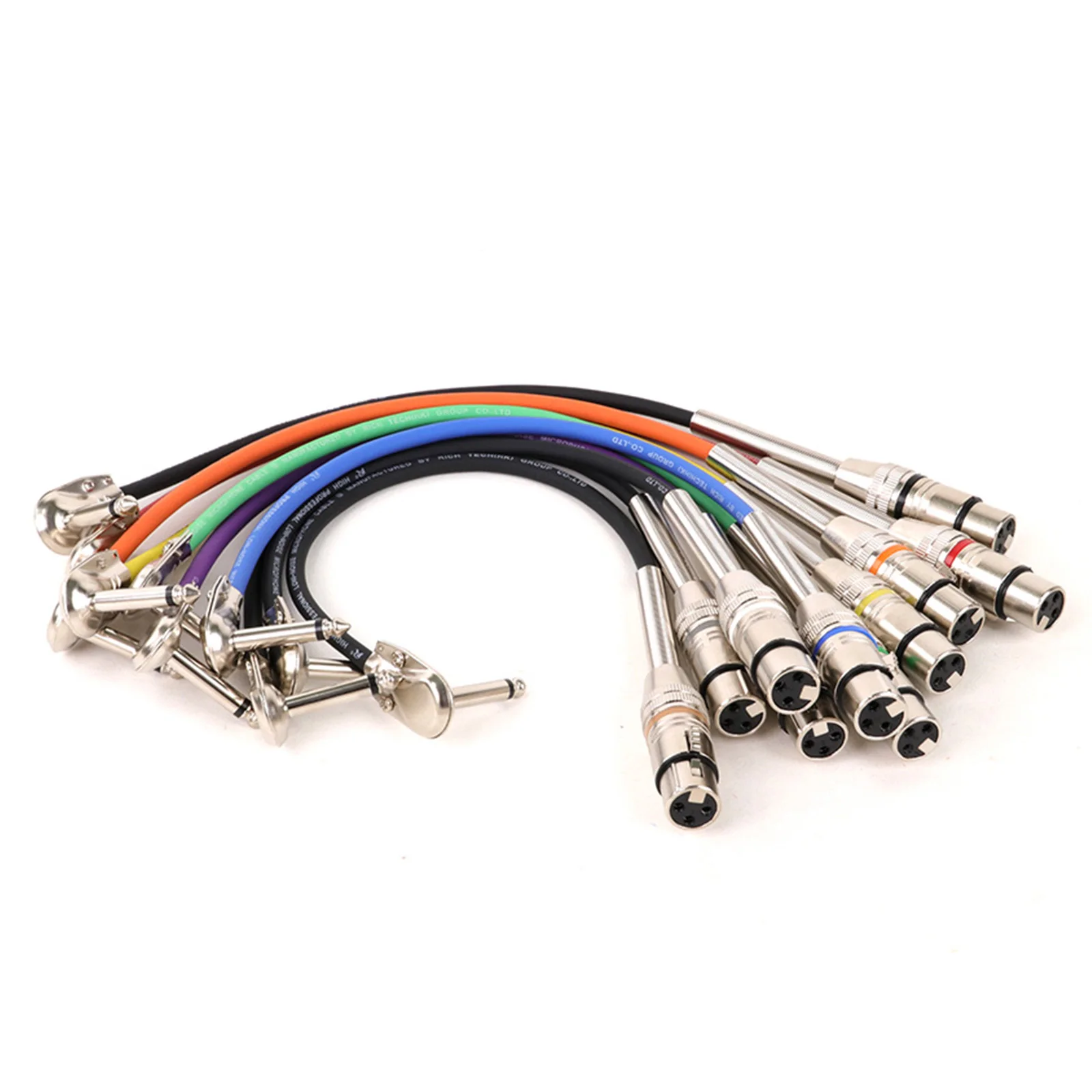 0.3M-15M Speciality Multiple colors High Quality 6.35mm 1/4 Inch TS Male Jack to 3Pin XLR Female/Male Audio Cable For Guitar