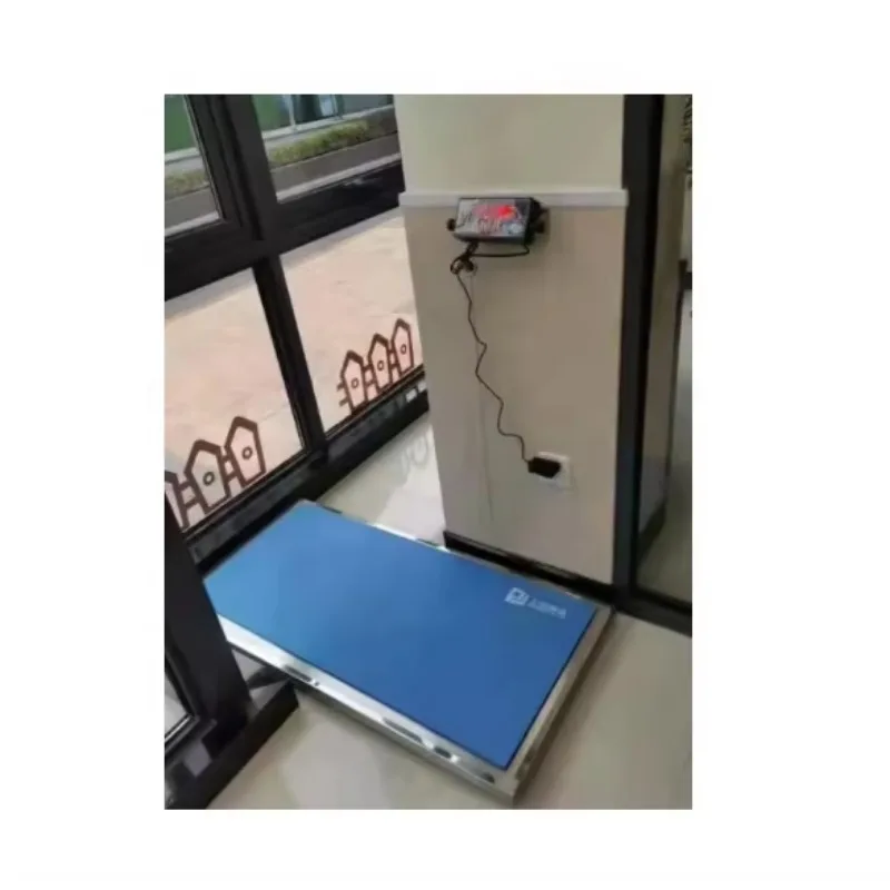 USMILEPET Wholesale Stainless Steel Platform Pet Floor Scale Convenient for Animal Weighing in Veterinary Clinics Made of Wood