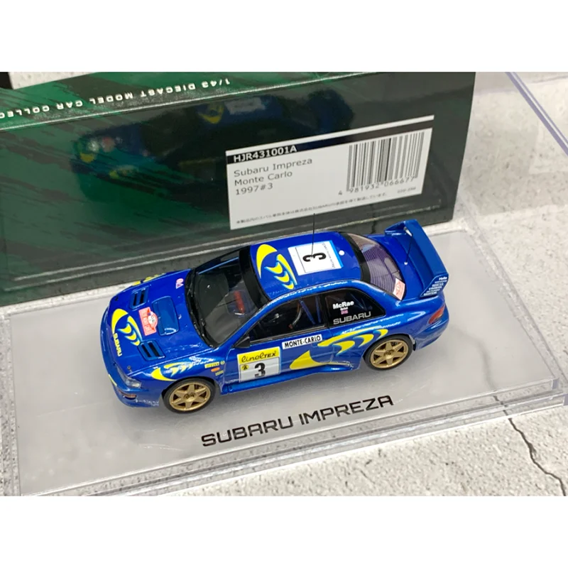 دييكاست 1:43 مقياس امبريزا 1997 سباق السيارات سبيكة سيارة نموذج الكبار جمع الديكور دمى هدايا عرض ثابت #6