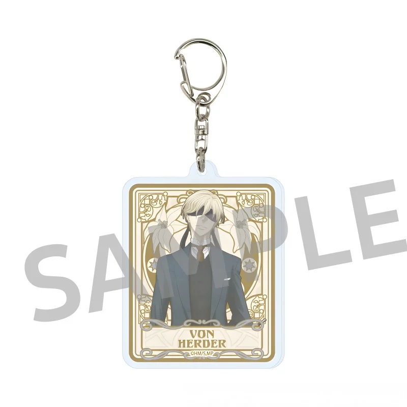 11pcs Anime Yuukoku No Albert William James New style Acrylic Stand Figure Doll Game Keychain Model Plate Toy Gift bag charm 6cm