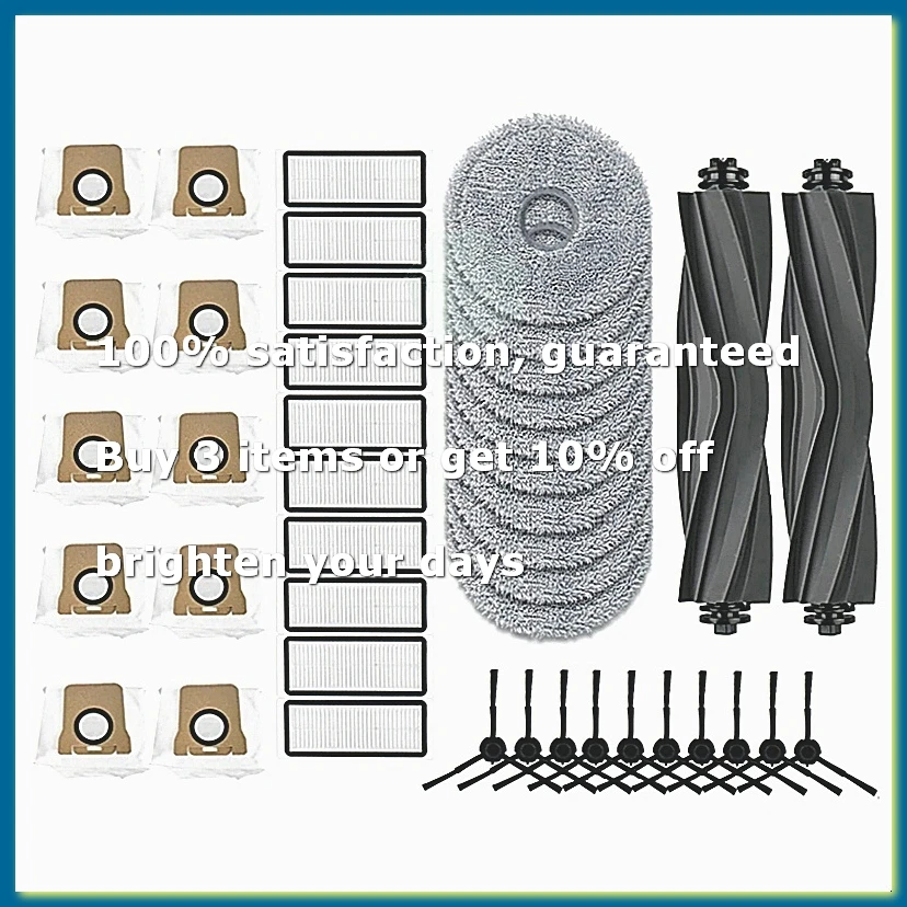 ●For Bot L20 Ultra Robot Vacuums Main Side Brush Mop Cloth Hepa Filter Dust Bags Accessories Replacement Parts-ABFB