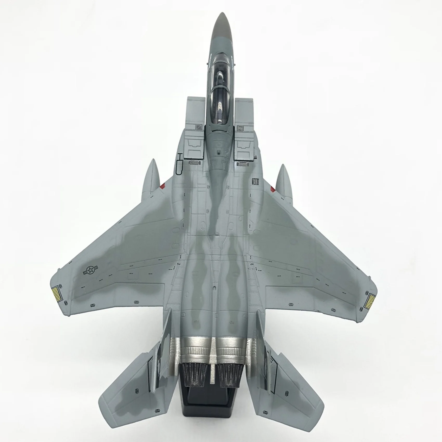 F15イーグルアメリカンネイビーダイキャスト飛行機、1:100スケールモデル、コレクションギフト、ホーム、リビングルームの装飾