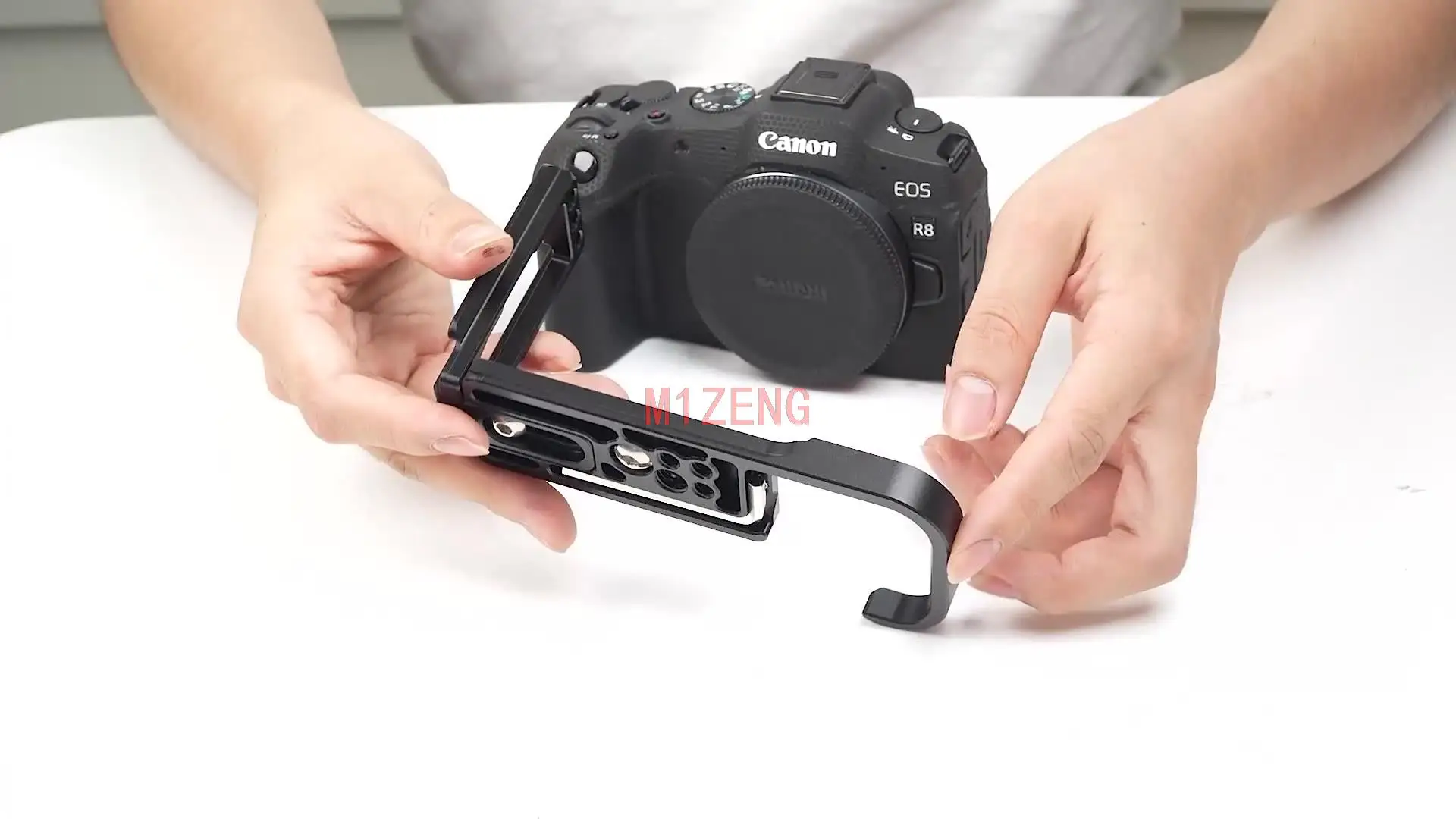 EOSR8 vertikal rilis cepat plat L/Bracket Holder pegangan tangan untuk canon EOSR8 EOSR-8 R8 EOSRP Kamera tripod DJI RS3 RS4