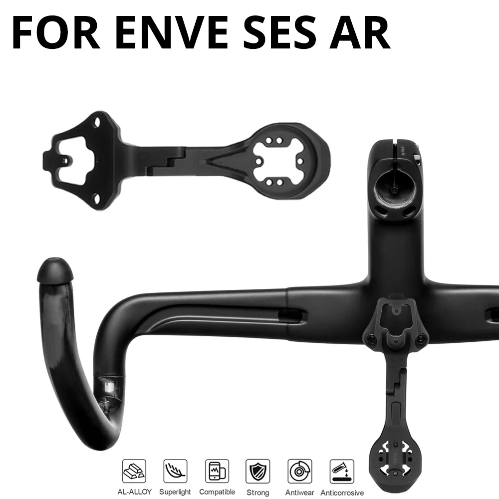 

For ENVE SES AR Integrated Handlebar Gravel Cockpit Computer Mount Compatible with GPS/Garmin/Bryton/Wahoo Aluminum Alloy