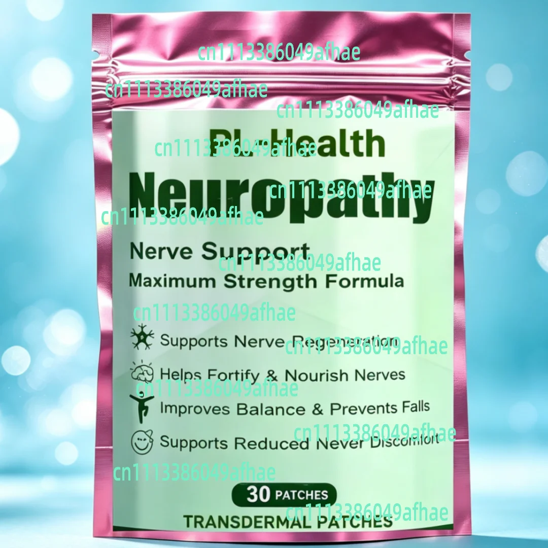 30 Patches Neuropathy Support Transdermal Patcheswith Alpha Lipoic Aci Enhance Nerve Calming, Promote Overall Well-Being