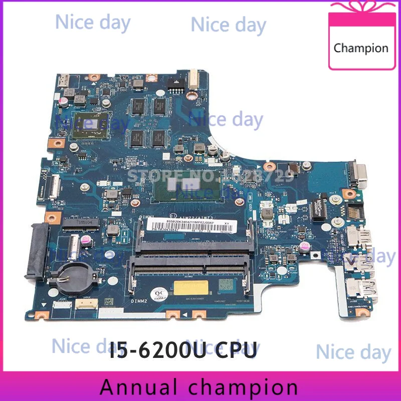 

For Lenovo 500-15ISK Motherboard I5-6200U CPU R7 M360 GPU 5B20K34637 LA-C851P