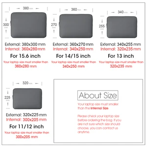 Laptop Bag for Xiaomi Lenovo Dell Notebook Portable Computer Mango for MacBook Air Pro Retina 13 14 15 15.6 Inch Laptops-en Case 8 Main Sales Notebook Bag - №7