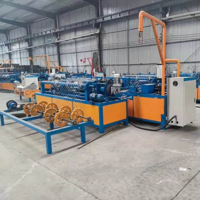 Hot Dipped Galvanized Perimeter Security Chain Link Fence for Sale Garden Factory Fully-automatic Knitting Machine