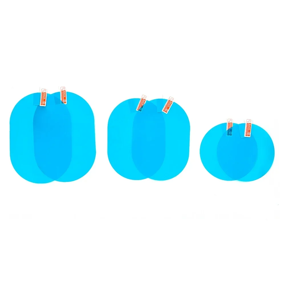 2PCS Car Rear View Mirror Rainproof Film Transparent Film Waterproof Anti-fog Lens Sticker Universal Car Sticker Safe Driving