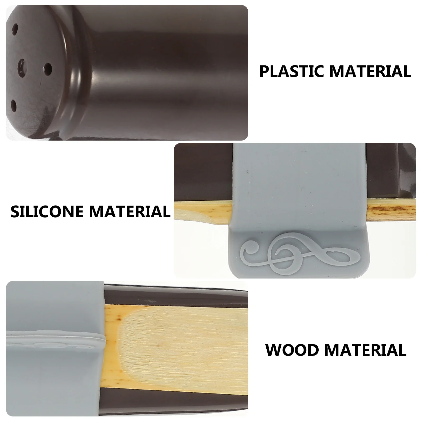 

1 set Saxophone Ligature Cap Plastic Silicone Wood Durable Long Lifespan Reed Easy Use Alto Sax Accessories Music Instrument