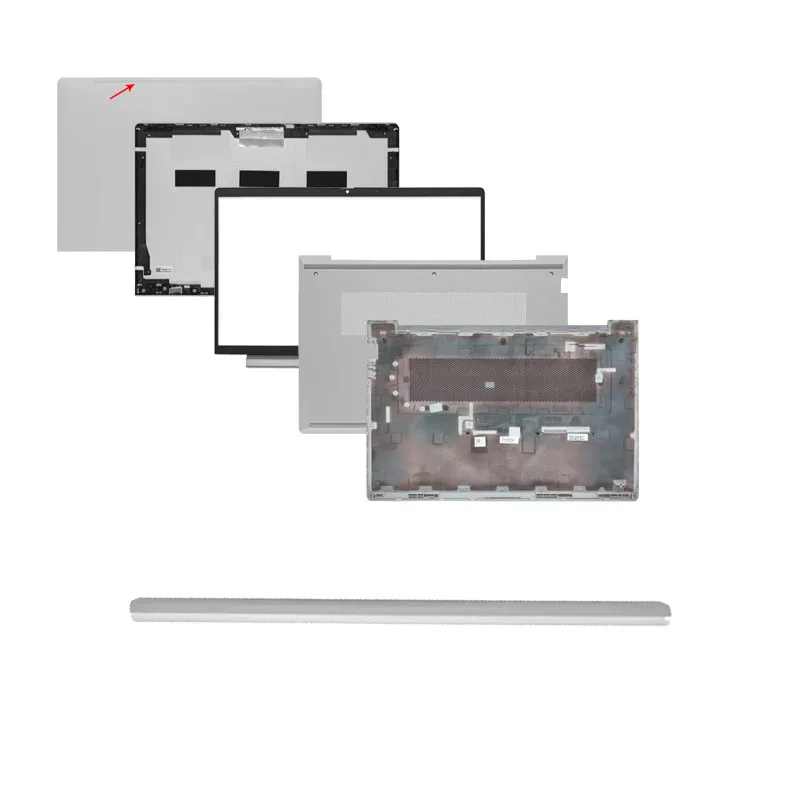 LCD Back Cover Front For HP ProBook 640 G8 645 G8  Frame Bezel Palmrest Lower Bottom Case Rear Lid Top Case Silver LCD BackCover