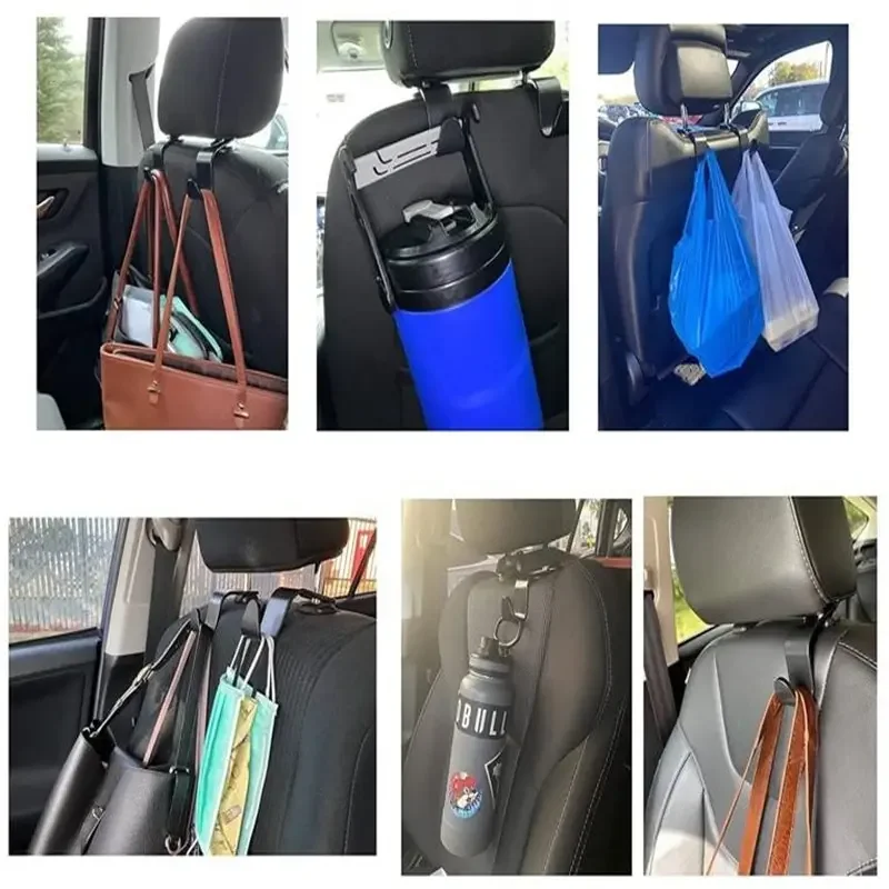 Universal Car Seat Headrest Hook สําหรับ Auto Back Seat Storage Organizer ไม้แขวนเสื้อผู้ถือ