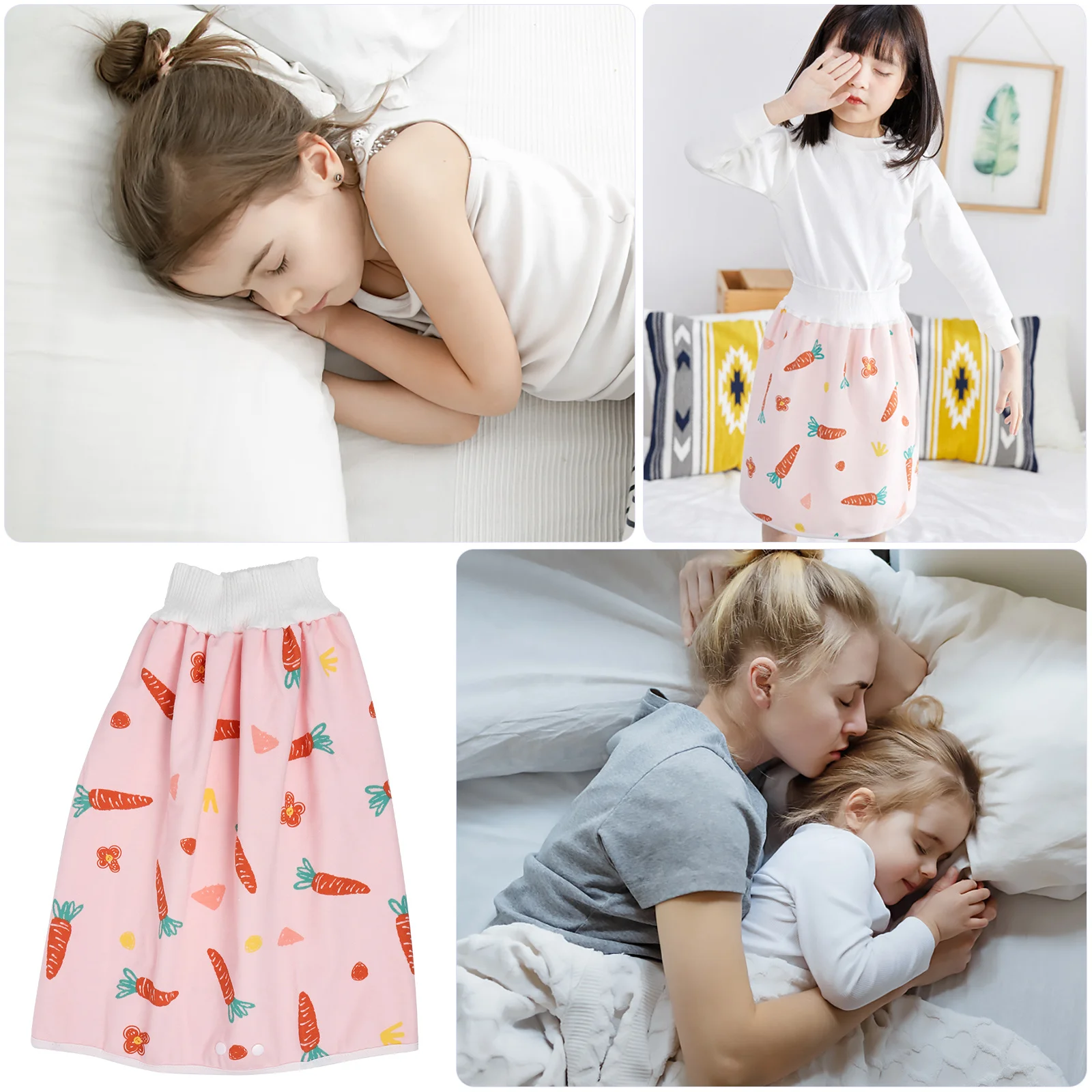 

Baby High-Waist Diaper Skirt Extra Padding Moisture Absorption Anti-Leakage Training Pants Baby Diaper Skirt Cloth Nappies