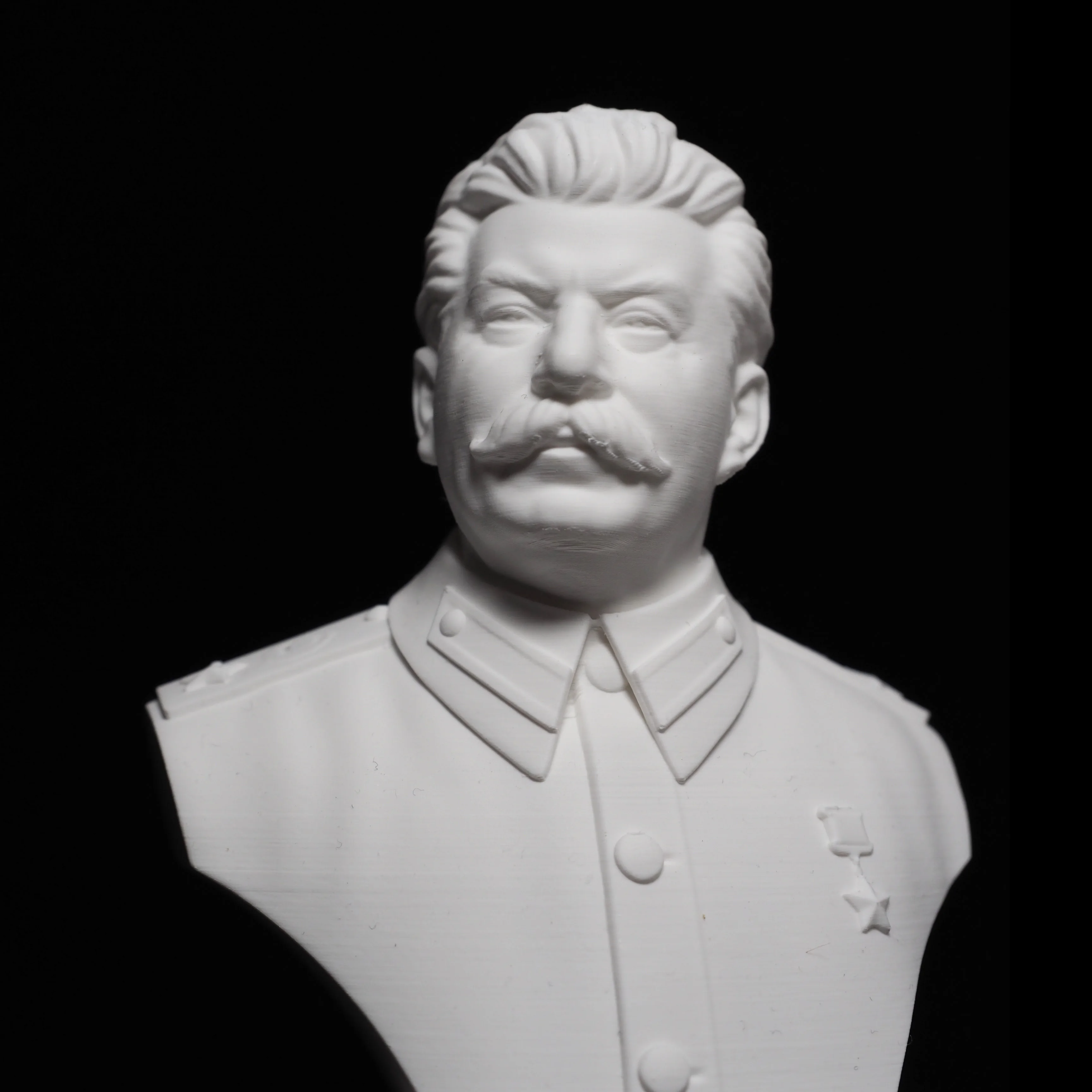 Joseph Stalin Ornaments Statue Hand Model Decoration Bust Crafts Great Man Portrait Desk Desk, 3D Printing PLA Plastic