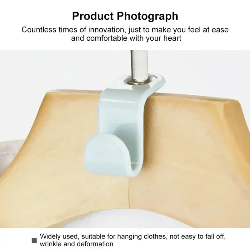 5/50Pcs Mini Clothes Hanger Connector Hook Cascading Plastic Wardrobe Coat Extendable Hanger Holder Space Saving For Closet Home