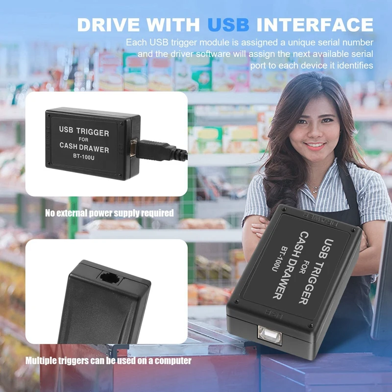 6x BT-100U Contant Geld Lade Driver Trigger Met Usb Interface Lade Trigger