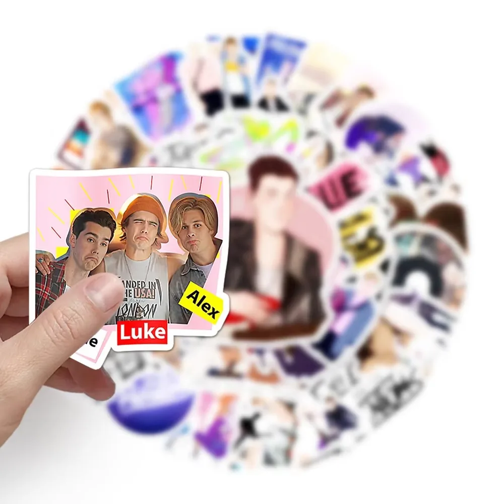 

50 шт., наклейка с граффити и звездами для мальчиков, наклейка «Джули и фантомы» для детей, наклейки «сделай сам», декоративная наклейка, материал, коллекция, подарок