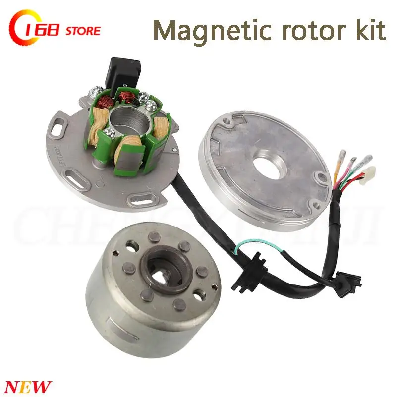 

Запчасти для мотоциклов, горизонтальная катушка двигателя объемом 150 куб.см, статор, ротор, диск сальника