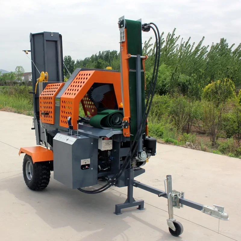 Gold SellerHigh-Performance Hydraulic Wood Splitter Firewood Processor Drive Portable for Home and Commercial 300mm Lar