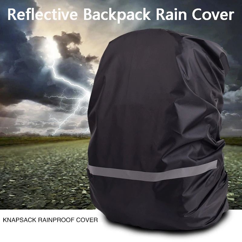 Waterproof Backpack Rain Cover, Outdoor Backpack, Rainproof Dust Cover, Night Safety Reflective Strip