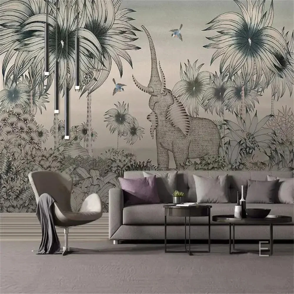 Custom Tropical jungle elephan - Moisture Meter Wall Wood 评论和价格