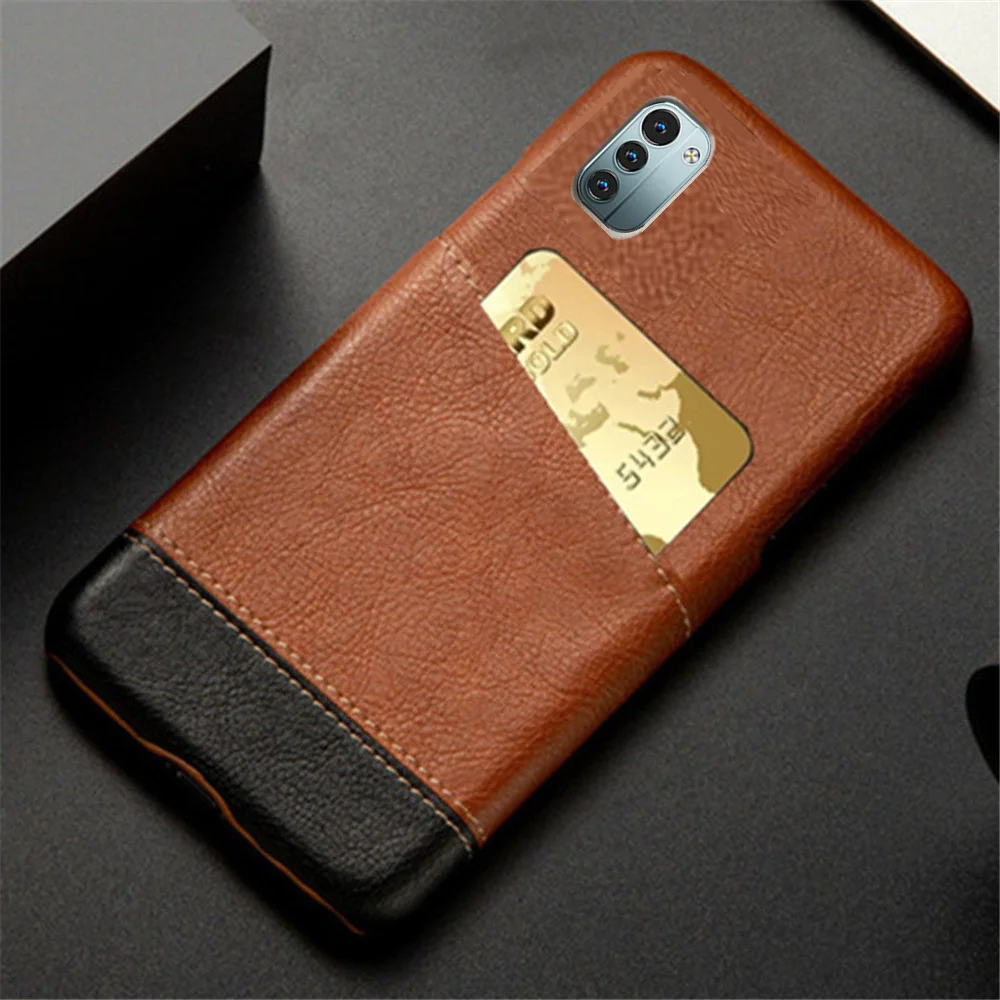 G21 For Nokia G21 Case G11 Mixed Splice PU Leather Credit Card Holder Cover for Nokia G11 G21 Case G 21 2022 Fundas for NokiaG21