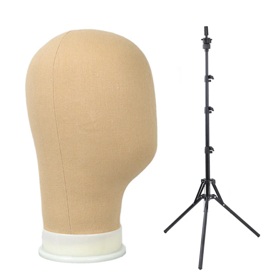 Adjustable Wig Tripod Stand for Display and Training