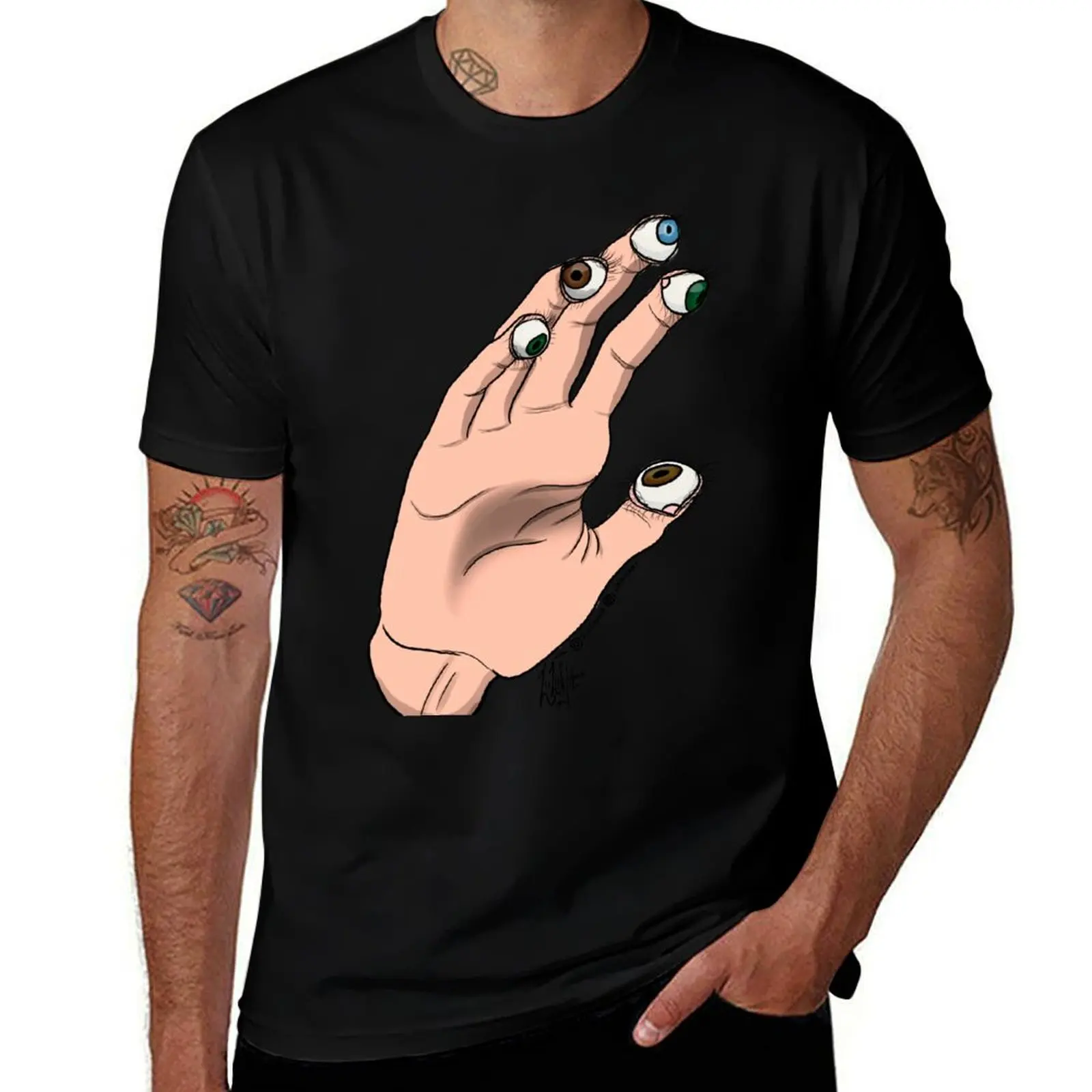 

Watch with your hands T-Shirt anime figures sublime kawaii clothes mens graphic t-shirts funny