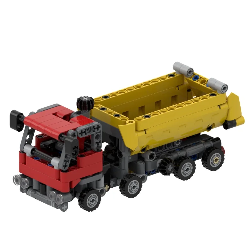281 stks Bouwstenen Dump Truck Kleine Deeltjes Gemonteerd Educatief Speelgoed Geschenken DIY Model Onderdelen Kit