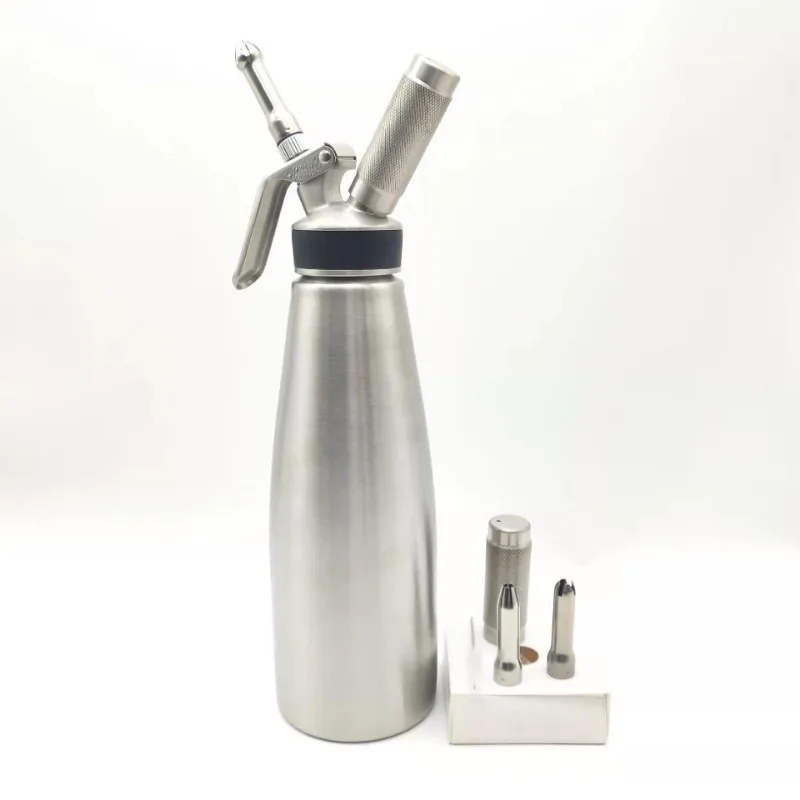 Factory direct supply, new 1000 stainless steel cream frother, cream mixer, piping nozzle