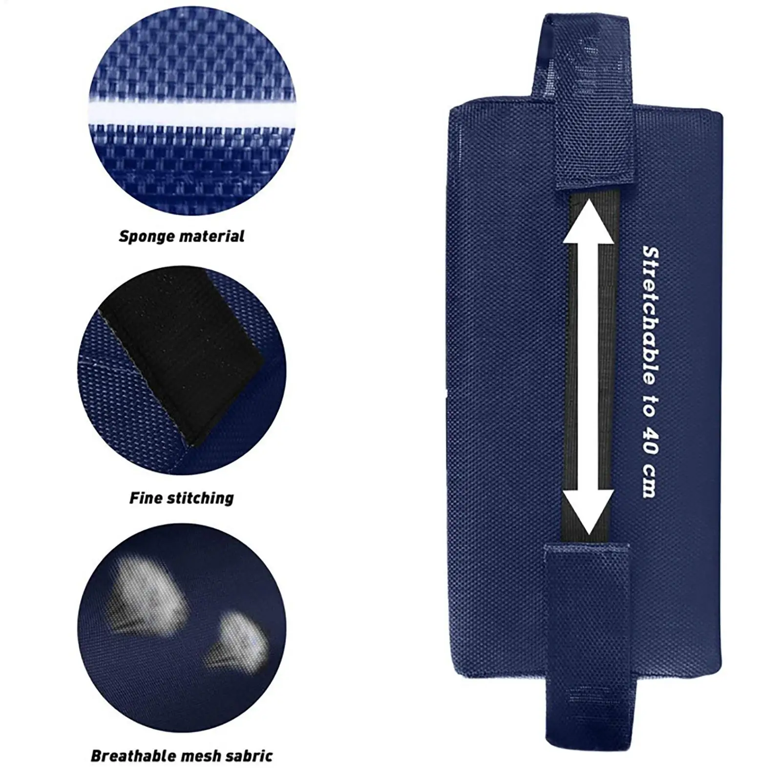 Pool Lounge Chair Pillows Ledge Lounger Pillow with Strap Universal Removable Camp Terrace Lounge Chair Lunch Break Rest Pillow