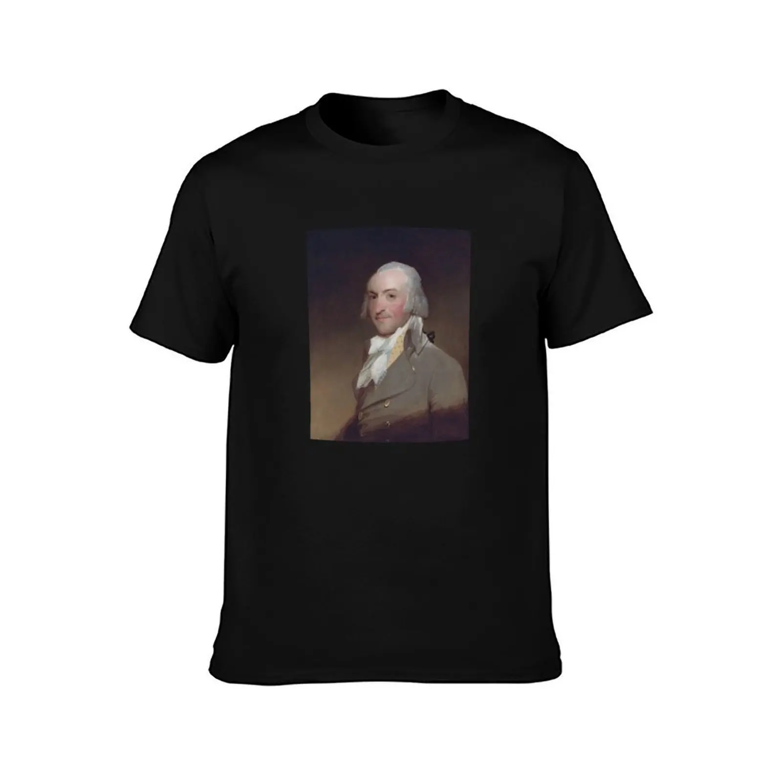 John Jacob Astor Portrait - Gilbert Stuart T-Shirt Outdoor Sports Short Sleeve Top T-Shirt