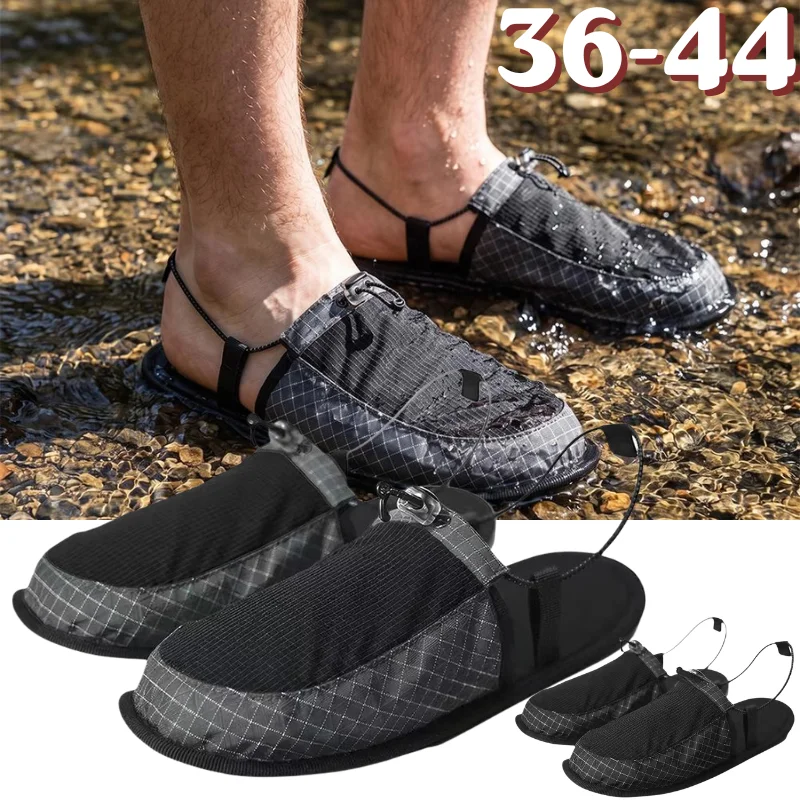 Non‑Slip Quick Dry Beach Water Shoes Adjustable Drawstring Aqua Socks For Swimming Surfing River Walking Sports Men Women 36-44