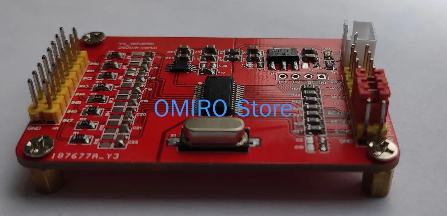 ADS1256 Module ADC Acquisition 8-channel Multi-channel 24 Bit Acquisition Differential Input High-precision Acquisition Stm32