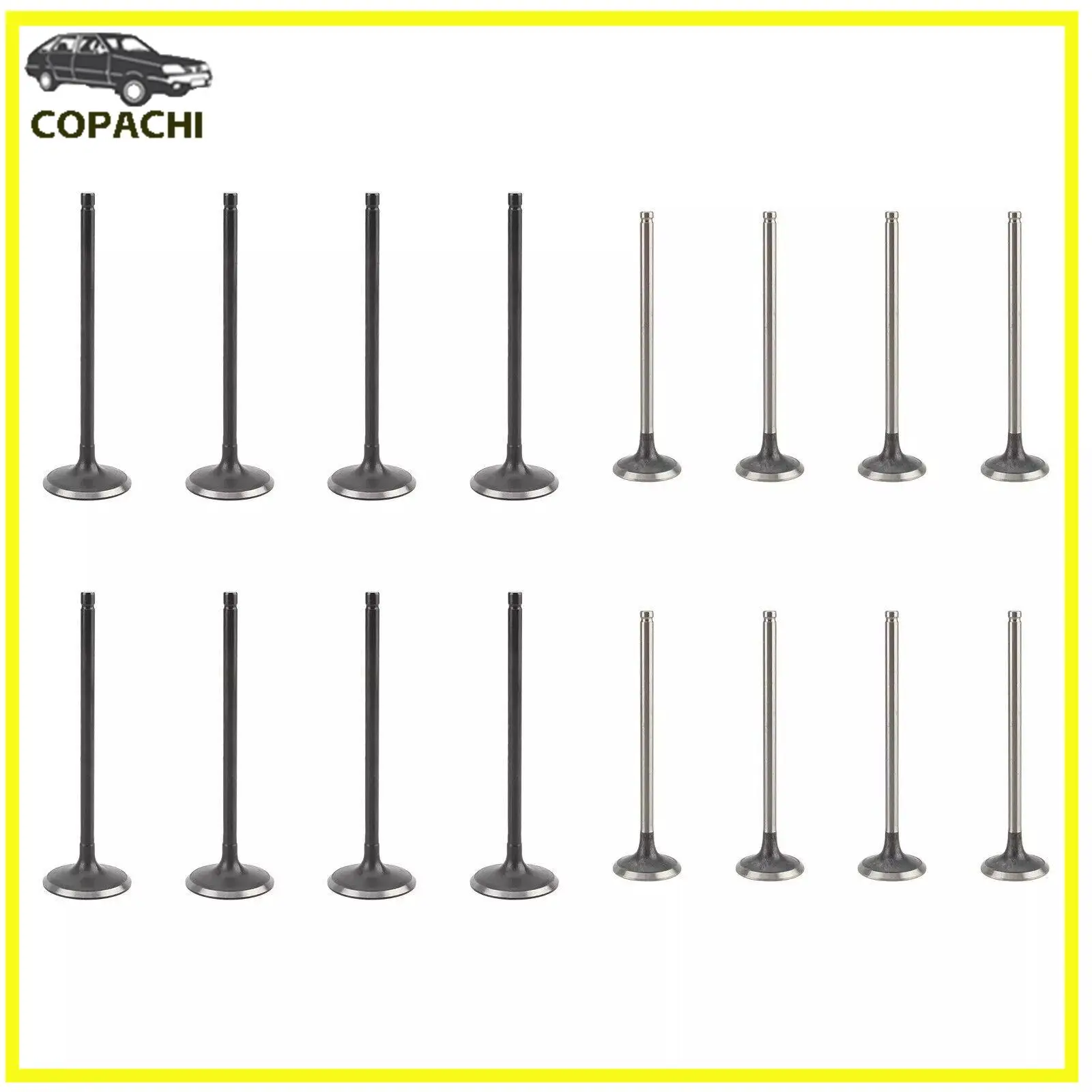 

16pcs Intake&Exhaust Valve Kit 22211-2G000 22212-2G700 For Hyundai Kia 2012-2020 G4KH 2.0T Engine Car Accessories Parts