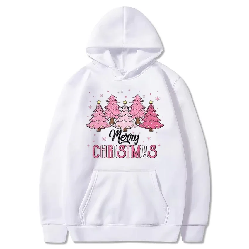 2025 Men's Fleece-Lined Hoodie New Fall_Winter Collection Relaxed Fit Letter Print Casual Hooded Sweatshirt Sporty Style man, wo