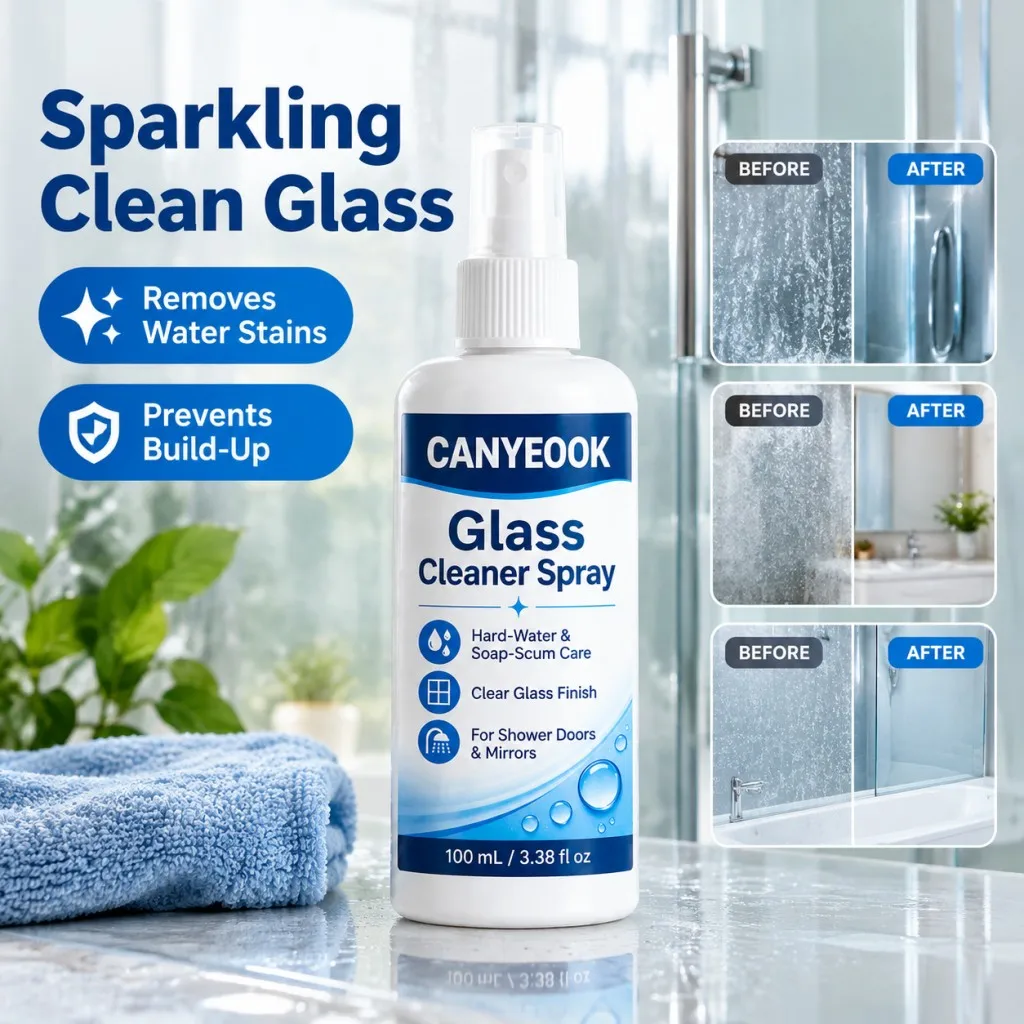 CANYEOOK Anti-Fog Eyeglass Cleaner 100ml, Long-Lasting Clear Vision Formula