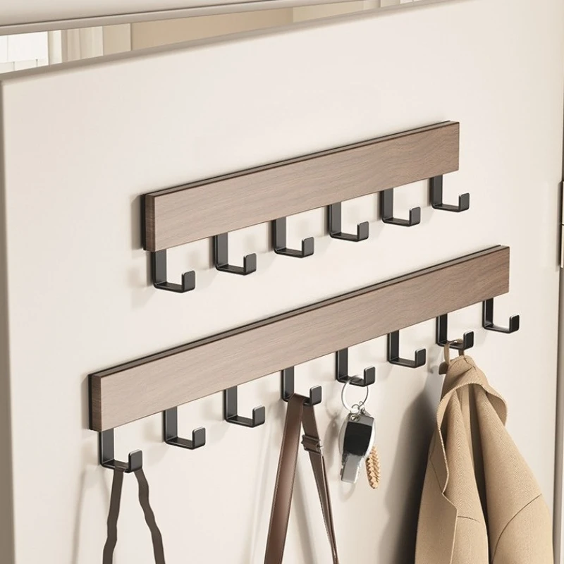 Minimalist Coat Rack Kitchen Bathroom Living Room Hanger Nordic Modern Wall Clothes Hangers Portable No Punching Clothes Racks