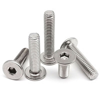 CM M1.6 M2 M2.5 M3 M4 M5 M6 M8 304 A2-70 Stainless Steel Hex Hexagon Socket Ultra Thin Flat Wafer Allen Head Bolt Screw