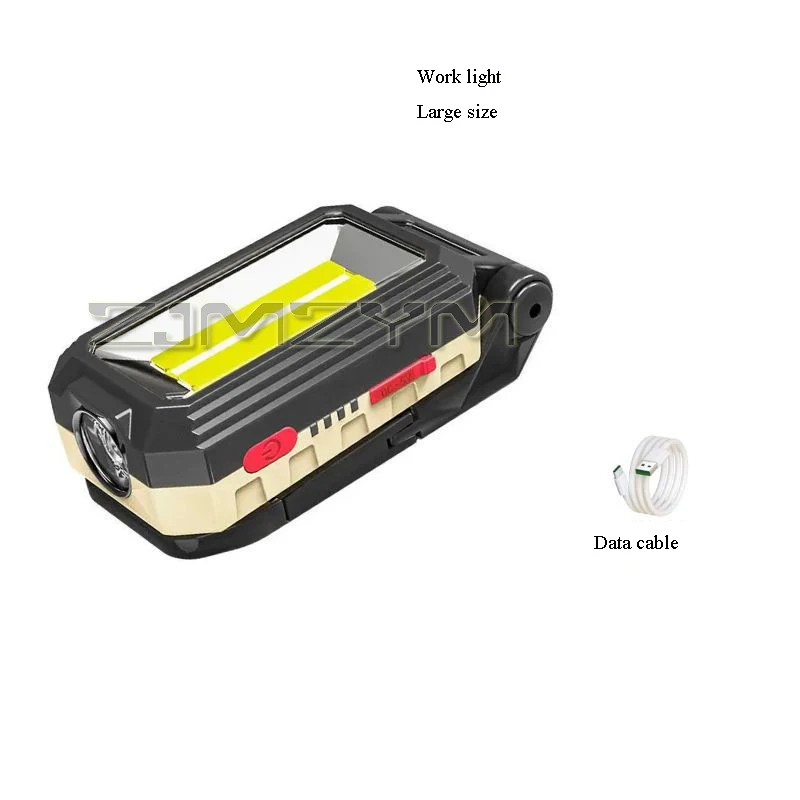 Lampu kerja LED, lampu sorot darurat mobil tahan air magnetik dapat diisi ulang