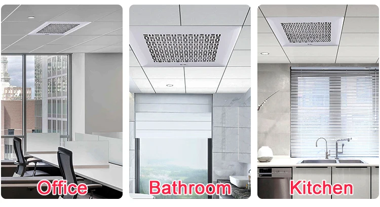 All Metal Fireproof Chillmax Go Fan Bathroom Kitchen Good Quality Powerful Exhaust Fan Suction Ceiling Exhaust Radial Fans