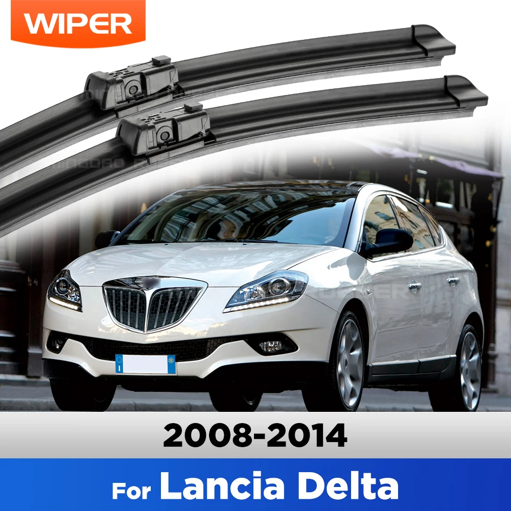 

CREATROAD Front Wiper Blades For Lancia Delta 2008-2014 2009 2010 2011 2012 2013 Windshield Windscreen Window Brush 24"+18"