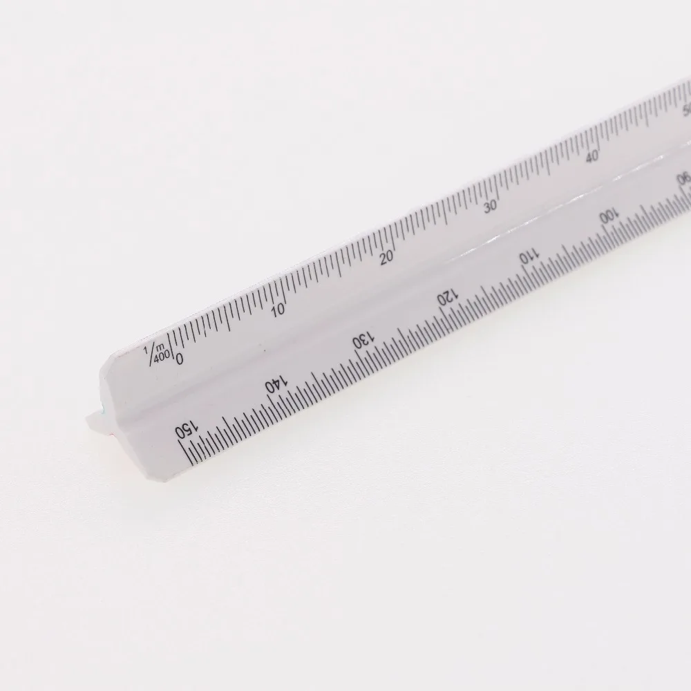 30cm Triangular Architect Scale Ruler Large Scales Three-sided Ruler Used by Architects Technical Drawing Supplies #3030