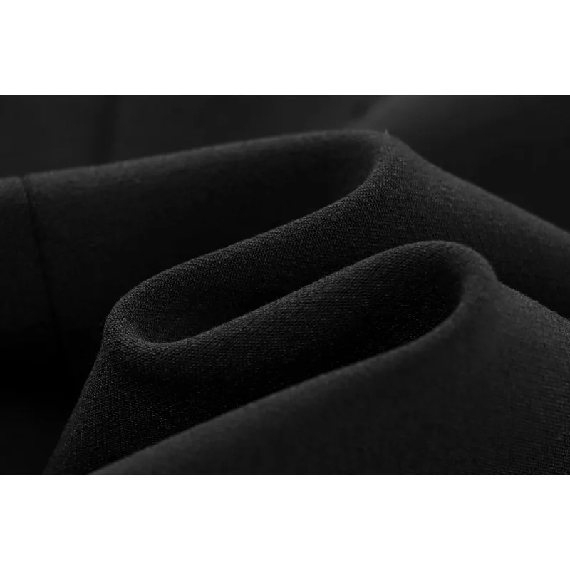 파티 드레스 여성 여름 선드레스 우아하고 아름다운 여성 드레스 빈티지 기본 인조 모피 블랙 미니 드레스