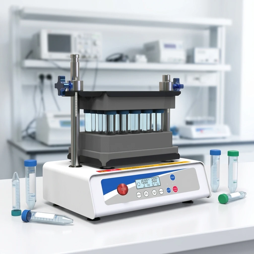 LED Digital Laboratory Orbital Shaker Mixer Multi-Tube Vortexer MIX-2500 500-2500rpm 3.6mm Orbit 5kg Max Load Timer