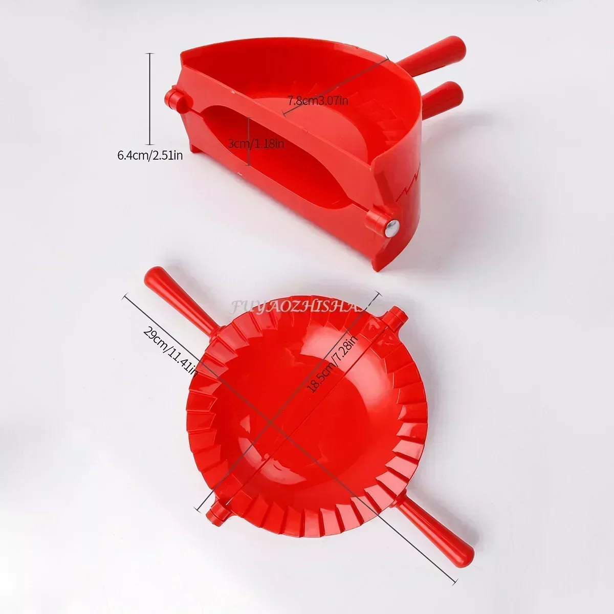 Plastic Dumplings Maker Mold Hand Dough Press Dumpling Clip DIY Ravioli Pie Mould Maker Kitchen Pastry Tools Cooking Accessories