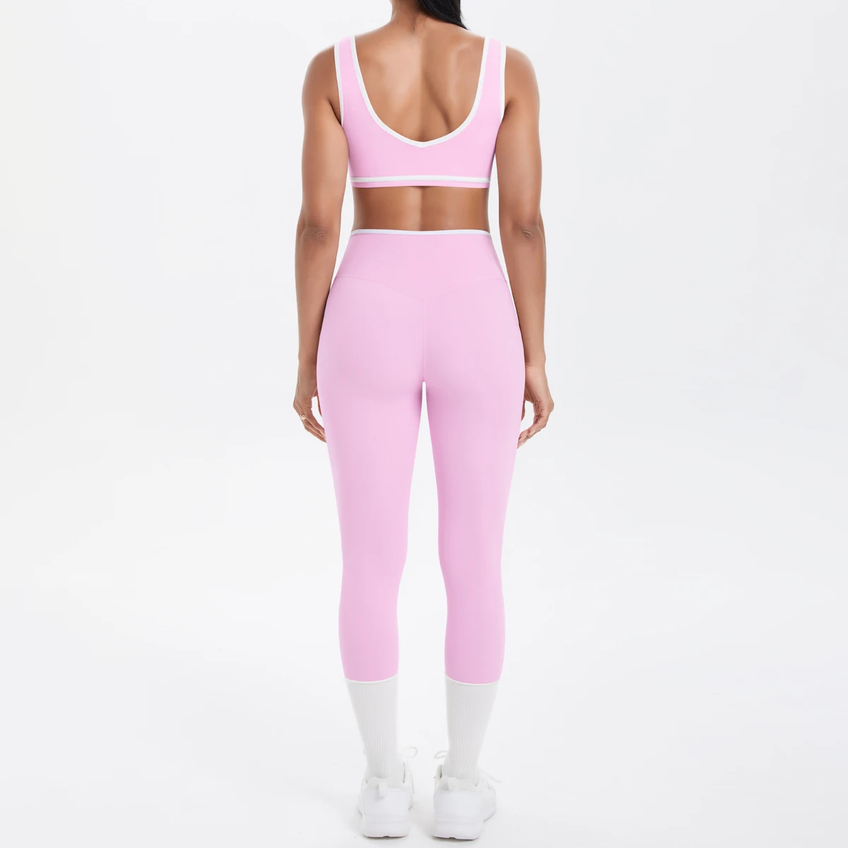 Damen-Sport-BH, Yoga-Hosen-Set, schnell trocknende Leggings, Fitness, Sport, Sommer, Yoga-Top, Push-Up, hoch taillierte Yoga-Sport-Leggings – Detail 40